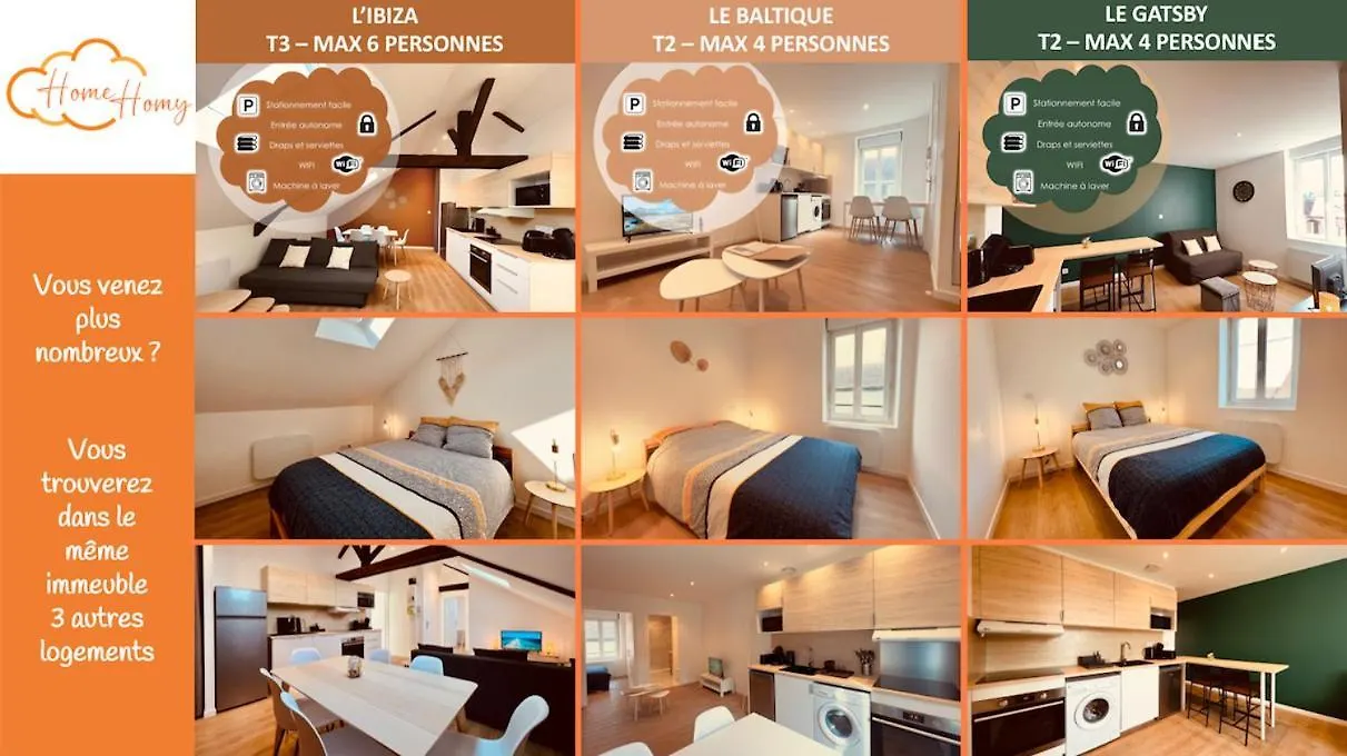 Appartement Le Logis Des Sorciers - Home Homy Montluçon France