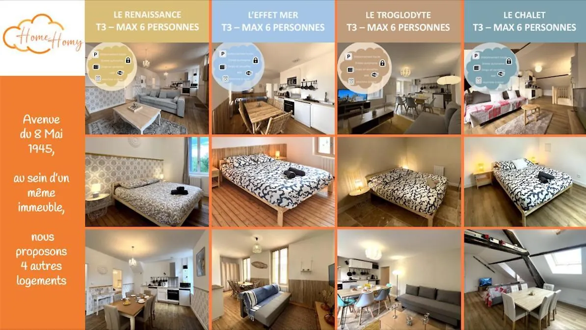 Appartement Le Logis Des Sorciers - Home Homy Montluçon